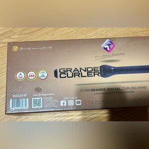 NIB Royale Grande Curler 25mm Grande Digital Curling Wand. Limited Edition